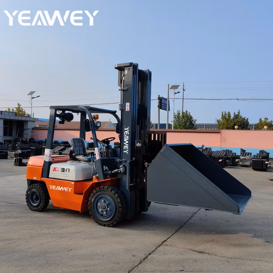 Royal 2.5ton 3ton 5ton CE de alto desempenho empilhadeira diesel contrabalançada com motor Isuzu japonês